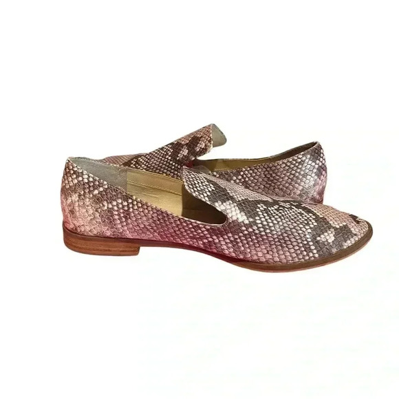 Levity Carla snake print loafers gray 9 M - Picture 3 of 8